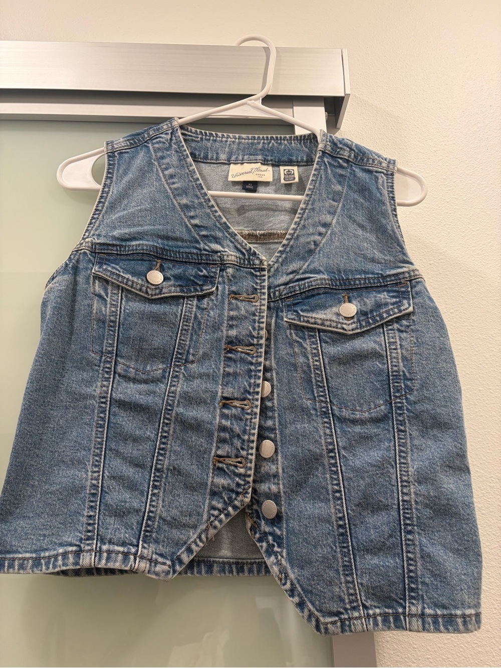 Universal Thread Light Blue Denim Vest